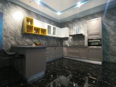 Modern Design MDF/Plywood Materials Lacquer Kitchen Cabinets