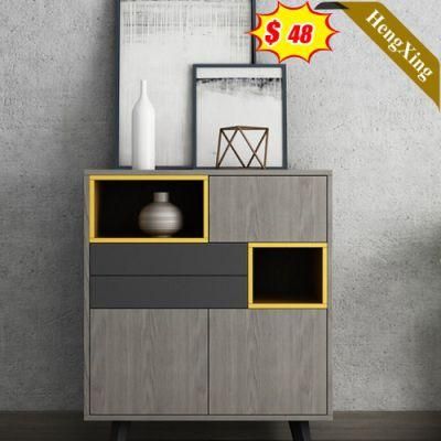 Modern Wooden Light Grey Color China Factory Design Office Living Room Furniture Bedroom Storage Drawers Cabinet