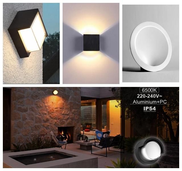 100lm/W 100-265V 4000K Commercial Outdoor LED Decorative Wall Sconce
