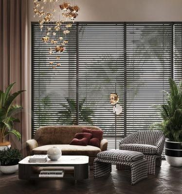 Professional Manufacturing New Style Good Quality 25/35/50mm Manual Indoor Wooden Venetian Blinds