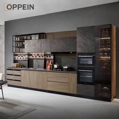 Premade Panama Vietnam for a Small Walnut Black Unit Smart Modern Cabinet 2022 Modular Gray Glossy Kitchen Cabinets
