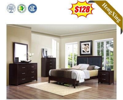 Customized Design Dark Color Bedroom Furniture Set Modern Type for Hotel Room