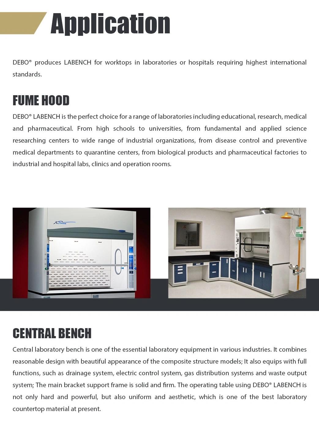 Modern Design Lab Furniture Labench with 12mm Thickness