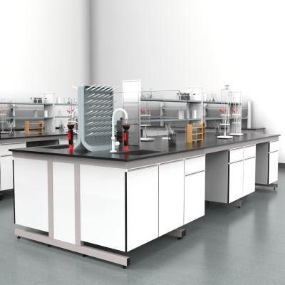 Hot Sell Factory Direct Pharmaceutical Factory Steel Lab Work Bench, Fashion School Steel Epoxy Resin Lab Furniture/