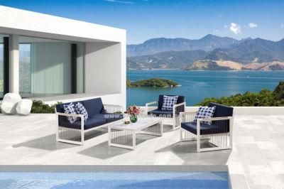 Aluminium Textilene Rope Outdoor Sofa Furniture