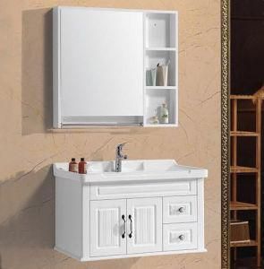 White Modern Bathroom Vanity Wooden Cabinet