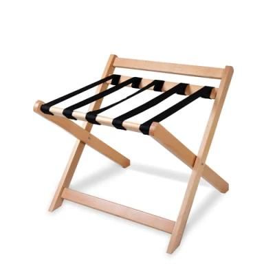 Folding Hotel Room Luggage Racks with Straps