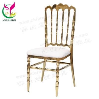 YCX-SS51 New Design Stainless Steel Napoleon Gold Chairs