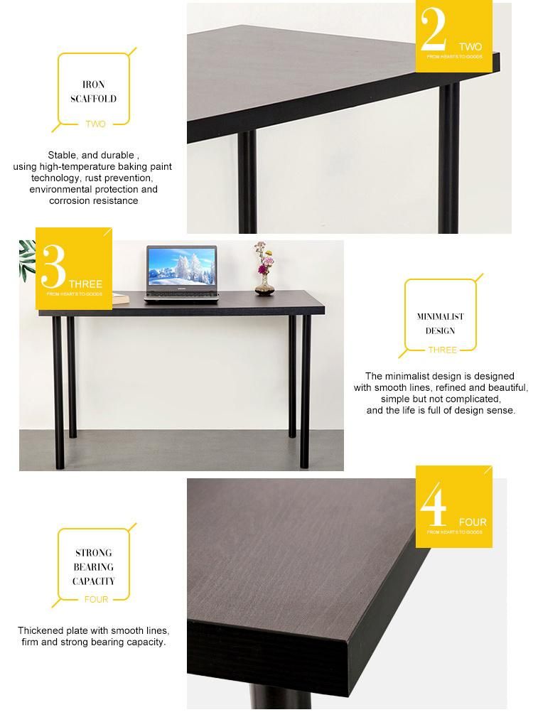 Modern Simple Study Desk Industrial Style Laptop Table for Home Office Writing Computer Desk