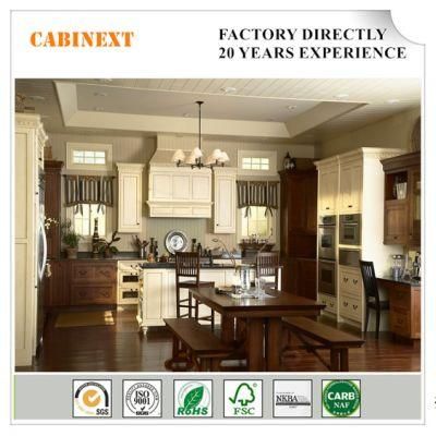 Luxury Best Selling Wholesale 18 mm Solid Wooden Kitchen Cabinets