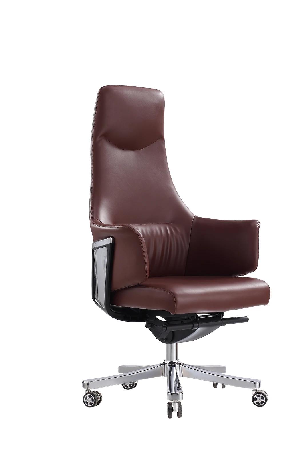 High Quality Furniture Leather Luxury Multi Functional Modern CEO Manager Swivel Office Executive Computer Chair