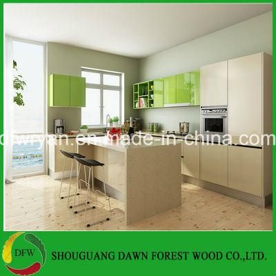 Modern High Glossy Kitchen Furniture Lacquer Isand Kitchen Cabinet