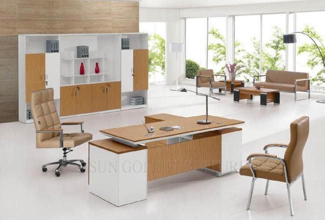 Wooden Office Furniture Used Computer Table Desk Designs (SZ-ODB316)