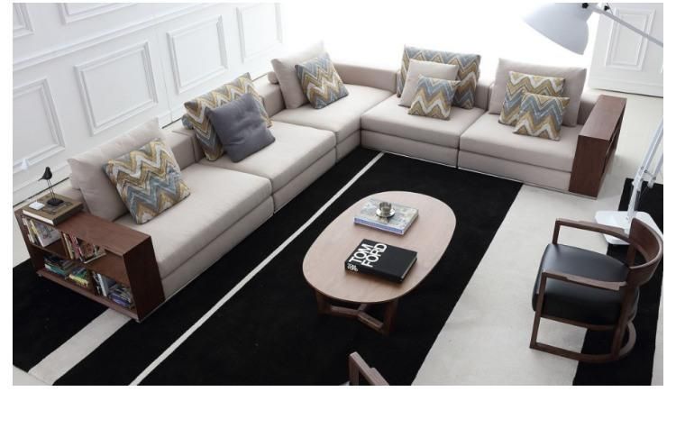 Modern Sofa Set Fabric/Leather Leisure Sofa L-Shape Freely Matching Accepting Partial Selection