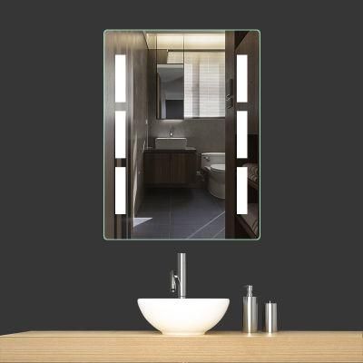 Contemporary Bathroom Illuminated Mirror with Defogger