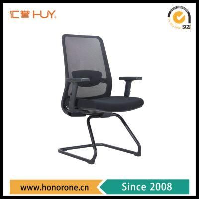 Adjustable Armrest High Denisty Useful Blue Fabric Furniture Computer Office Chair