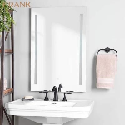 Wholesaletouch Screen Square LED Mirror Bathroom Mirror