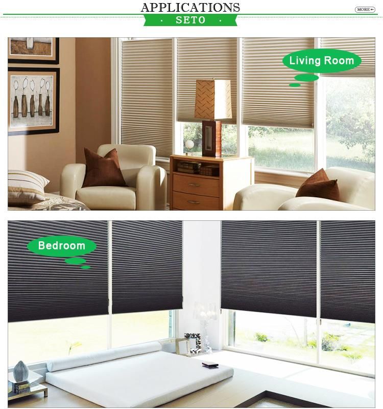 100% Blackout Motorized Honeycomb Windows Blinds