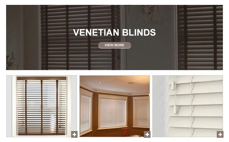 Sun Shading Wooden Basswood Venatian Blind with 10 Years Use Life