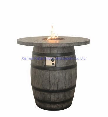 Outdoor Waterproof Modern Table Furniture Nightclub Restaurant Bar Dining Fire Pit Table