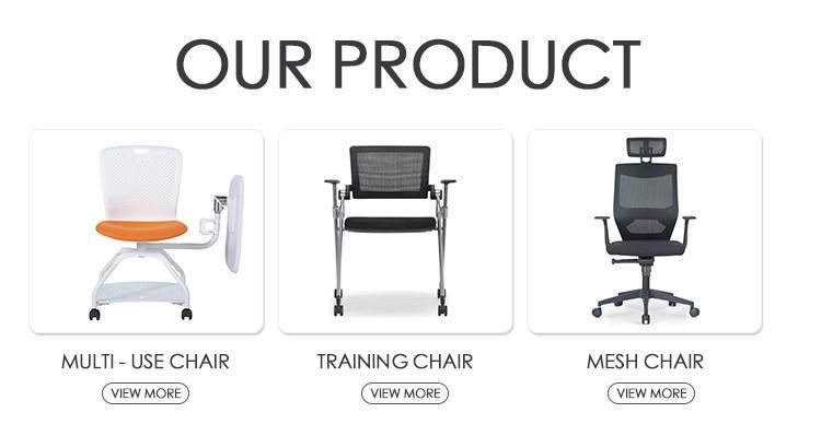 Modern Office Meeting Chair with Black Coating Frame