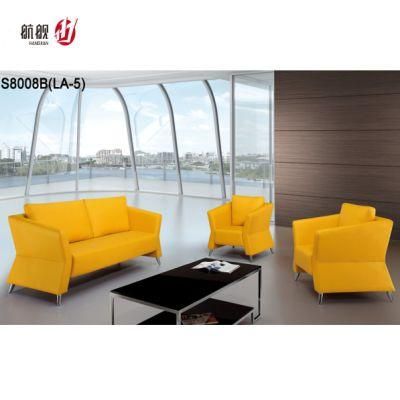 Modern Luxury Leather Office Sofa Set for Company Reception