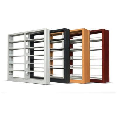 New Design Library Steel and Wood Book Display Shelf