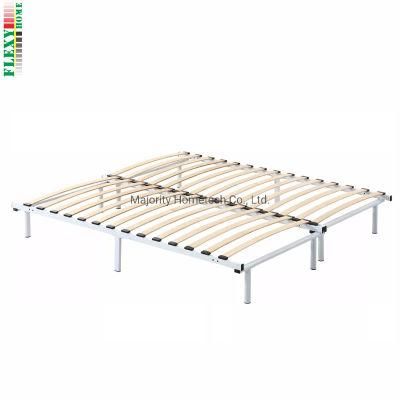 2021 Hot Selling Simple Knockdow Metal and Slat Bed Frame