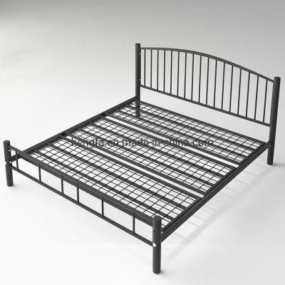 Customised Factory Bedroom Furniture Iron Steel Headboard Multifunctional Bed