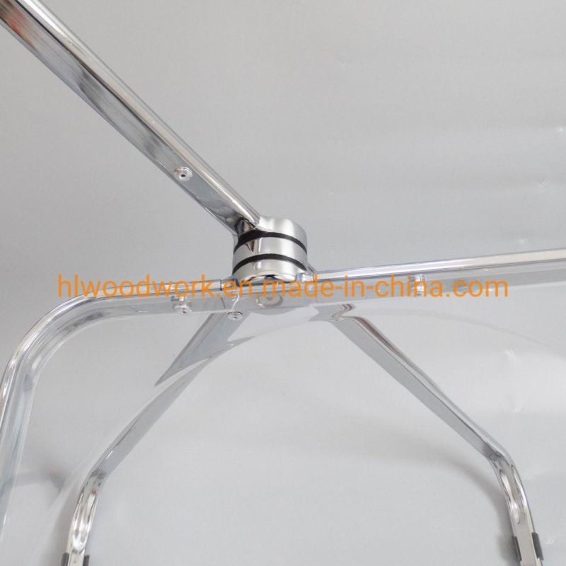 Modern Transparent Green Folding Chair PC Plastic Outdoor Chair Chrome Frame Office Bar Dining Leisure Banquet Wedding Meeting Chair Plastic Dining Chair