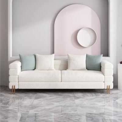 Modern Living Room Furniture York Sofa Set with Fabric Upholstery