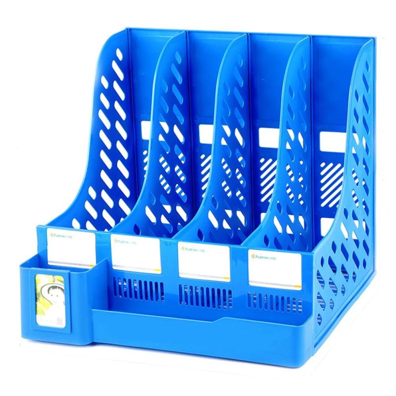 High Quality Hot Sell File Basket Desk Plastic File Rack