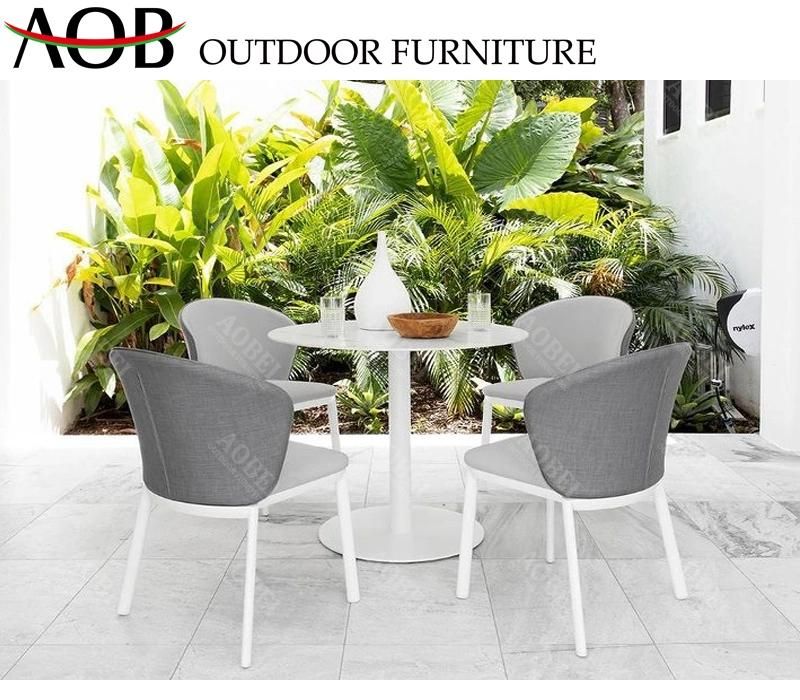 Modern Patio Garden Home Livingroom Outdoor Restaurant Bar Dining Round Table Chair Set Furniture