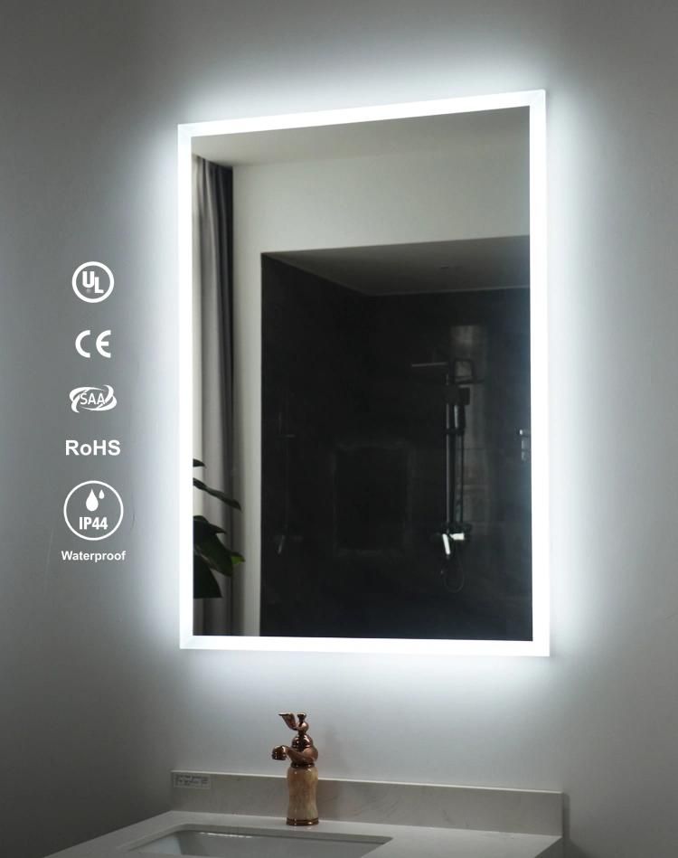 Acrylic Lighted Copper Free Mirror Touch Sensor Bathroom Mirrors