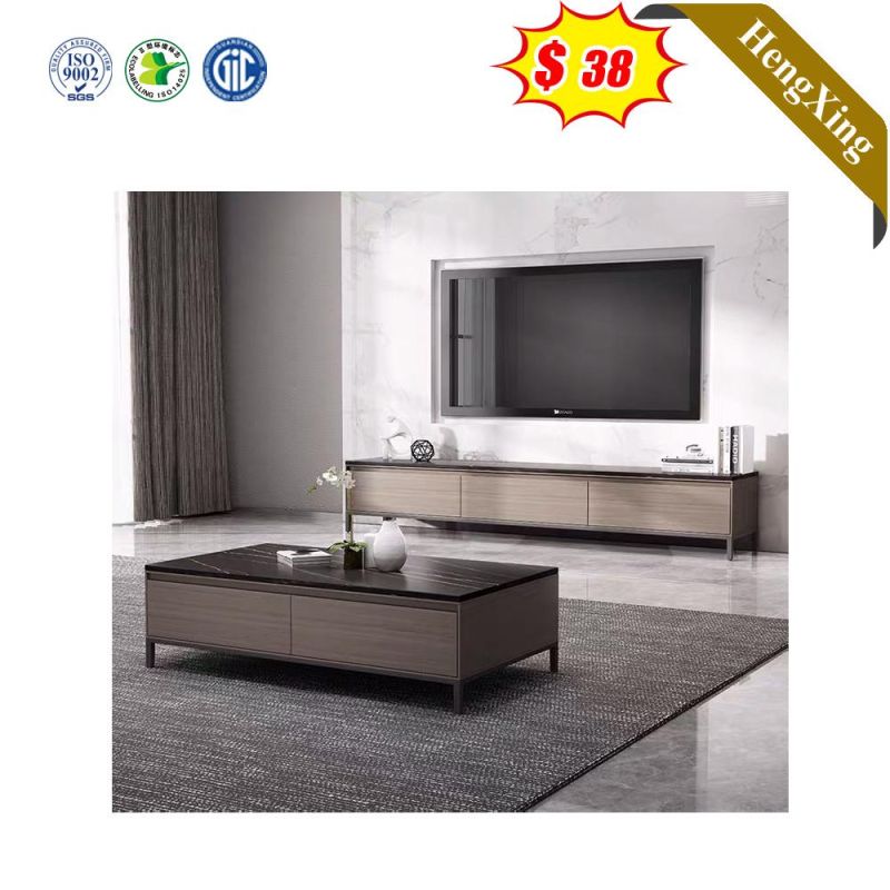 Nordic Modern Style Living Room Home Furniture Brown Color Storage Drawers TV Stand