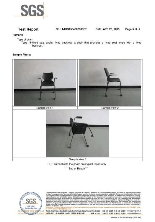 ANSI/BIFMA Standard Modern Plastic Steel Office Conference Chair with Casters