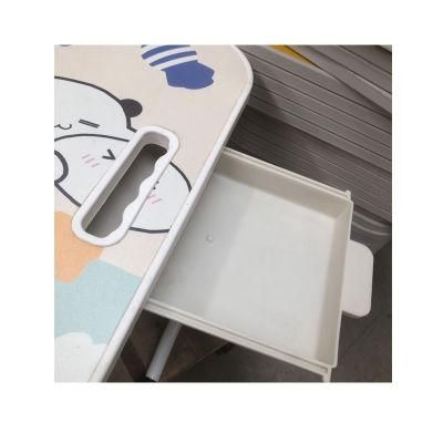 House Living Room Study Table Cartoon Laptop Desk with Drawer