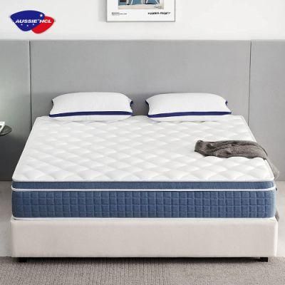 Factory Wholesale Modern Bed Mattresses for Home Furniture Sleep Well King Size Spring Latex Gel Memory Foam Mattress