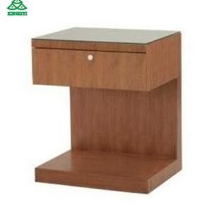 Luxury Hotel Wooden Bedroom Furniture Nightstand with Drawers Design