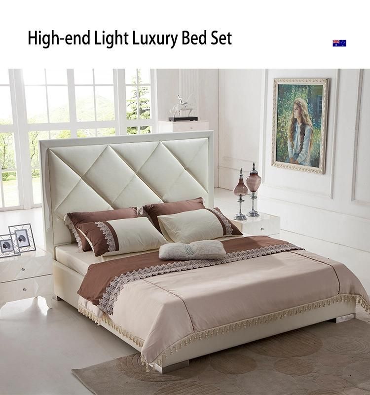 Wholesale Bedroom Furniture Modern King Size Bed Double Bed Gc1610