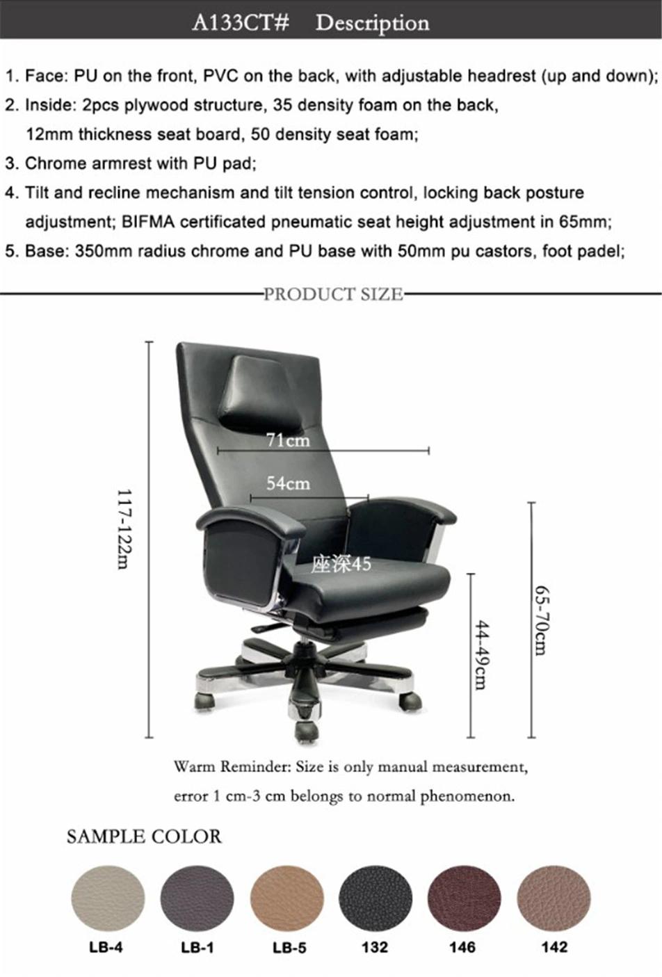 CEO Use Big Size Modern Leather Office Boss Chair