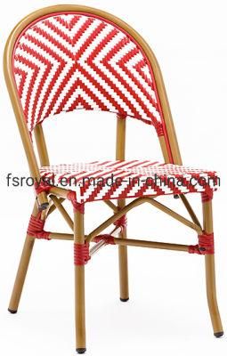 Luxury Modern Design All Weather Metal Frame Outdoor Restaurant Dining Chair