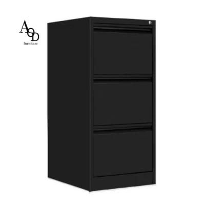 3-Drawer File Cabinet with Swan Neck Handle