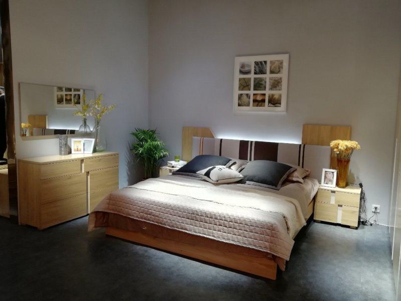 Modern Simple Design MDF Bedroom Furniture Night Table
