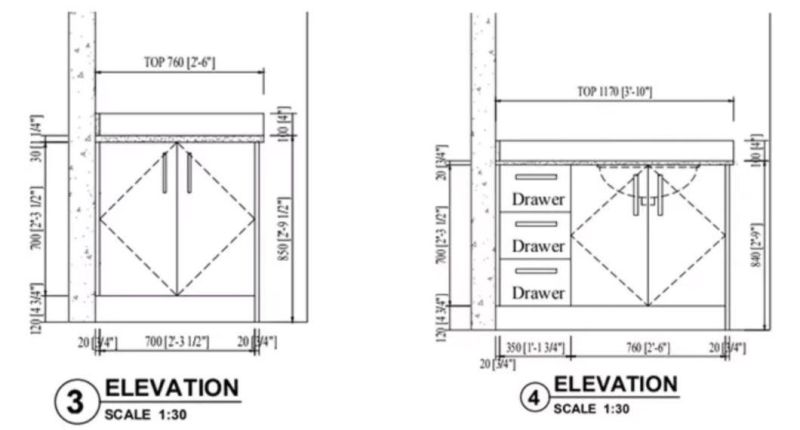 Modern Luxury American Bathroom Furniture Gold Bathroom Vanity Bathroom Cabinets