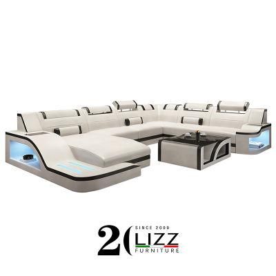 Luxury Customization Modern Home Furniture Sofa with LED