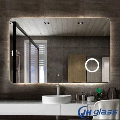 Factory Direct Sale LED Lighted Mirror Home Decoration Bathroom Mirror with Bluetooth &amp; Shaver Socket