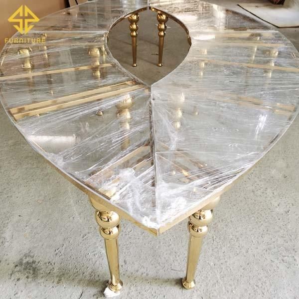 Dubai Wedding Stainless Steel Wedding Table for Event