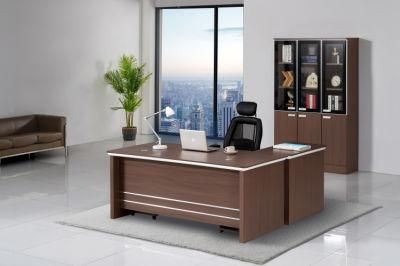 High End Office Furniture MDF Executive Office Table L Shaped New Design Wooden Furniture