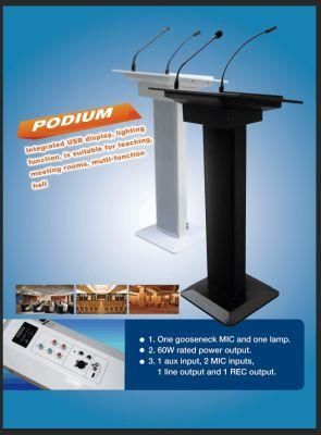 T-100 Custom Church Podium Pulpit Classic Design for Meeting Room and Conference